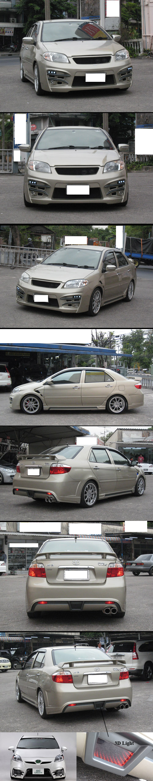 BODY KIT VIOS 2006 MẪU FREDERMUS