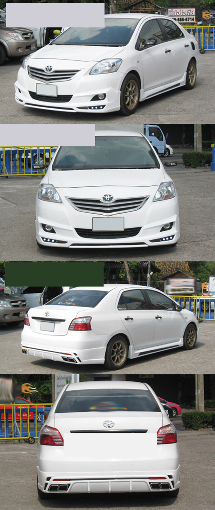 BODY KIT VIOS 2007-2012 MẪU DATA