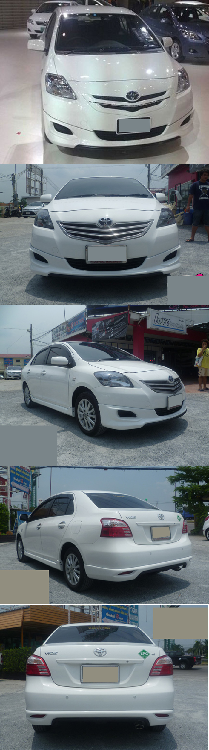 BODY KIT VIOS 2007-2012 MẪU GT STRESS