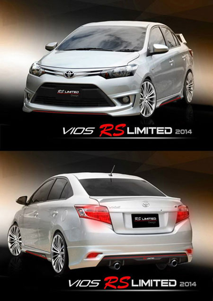 BODY KIT VIOS 2014 - 2016 MẪU RS LIMITED