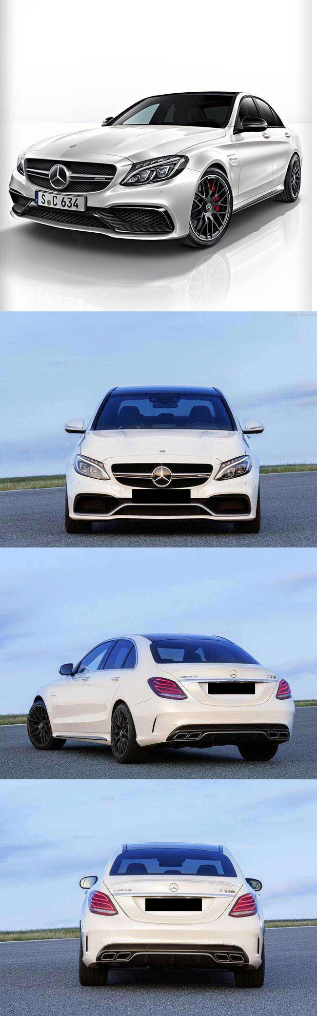 BODY KIT W205 MẪU C63 AMG