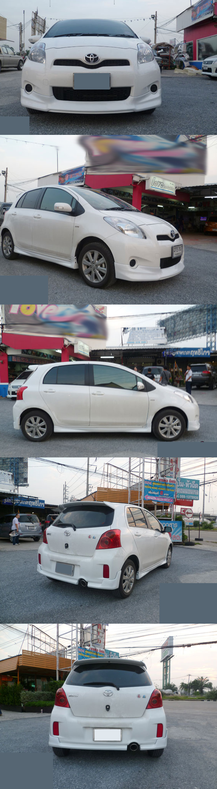 BODY KIT YARIS 2012 MẪU RS