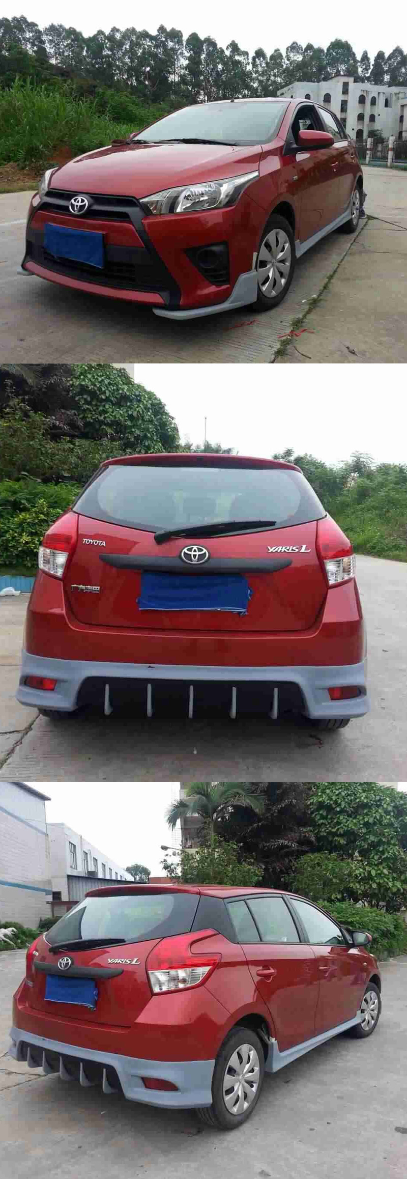 BODY KIT YARIS 2014 MẪU ZO