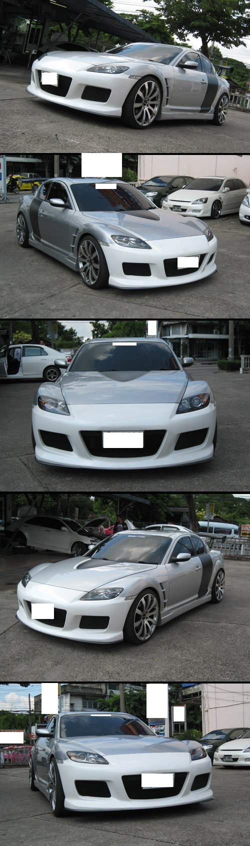 BODY KIT ĐẦU XE MAZDA RX8 MẪU SPEED