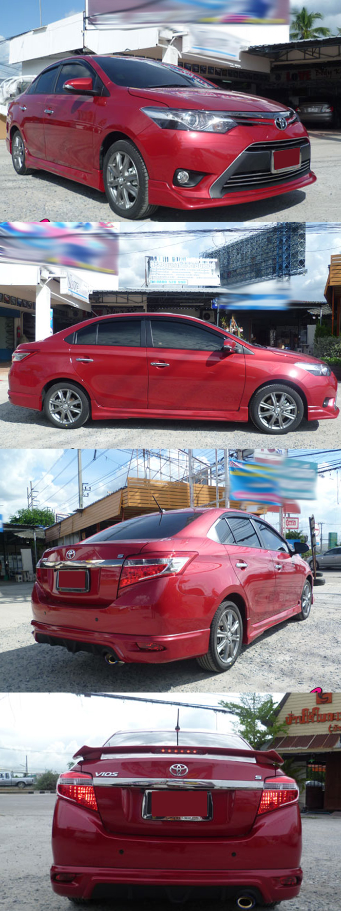 BODY KIT VIOS 2014 - 2016 MẪU NEW ZTEC