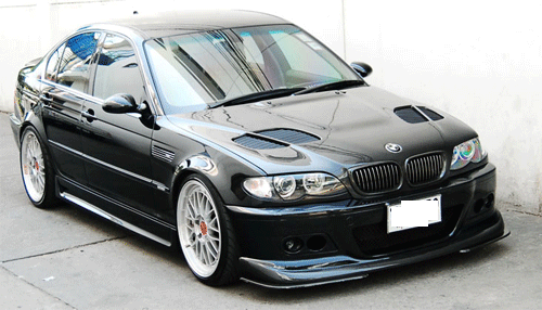 BODY LIP TRƯỚC E46 MẪU CARBON