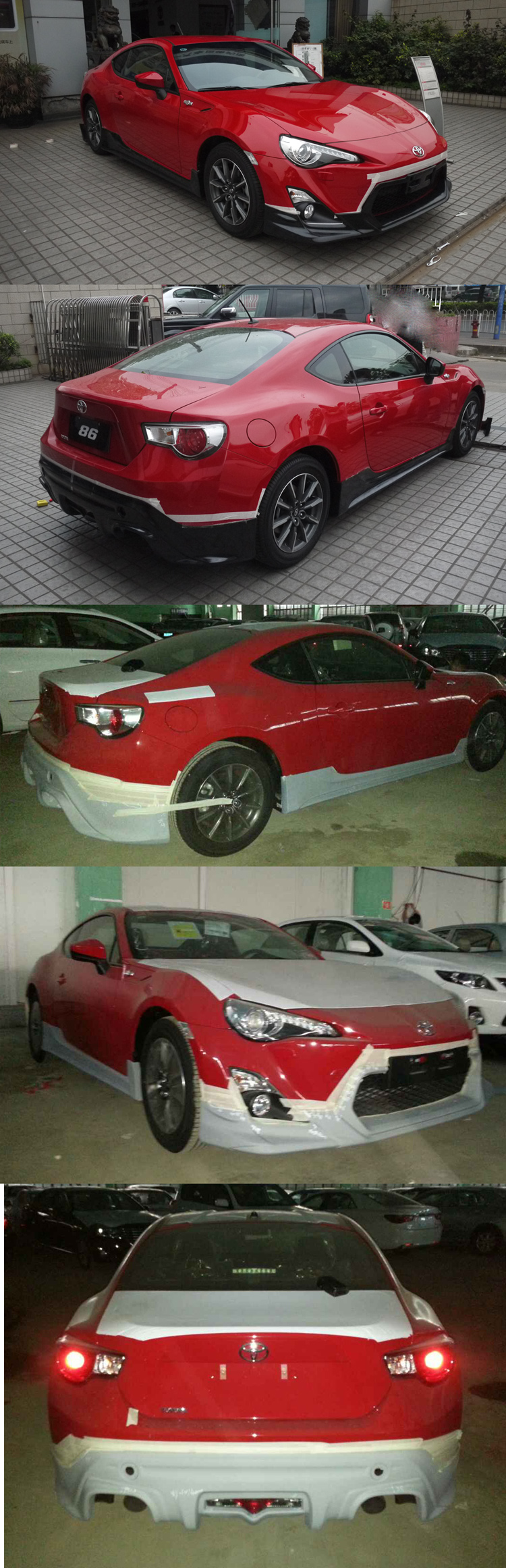 BODY LIP GT 86 MẪU DO