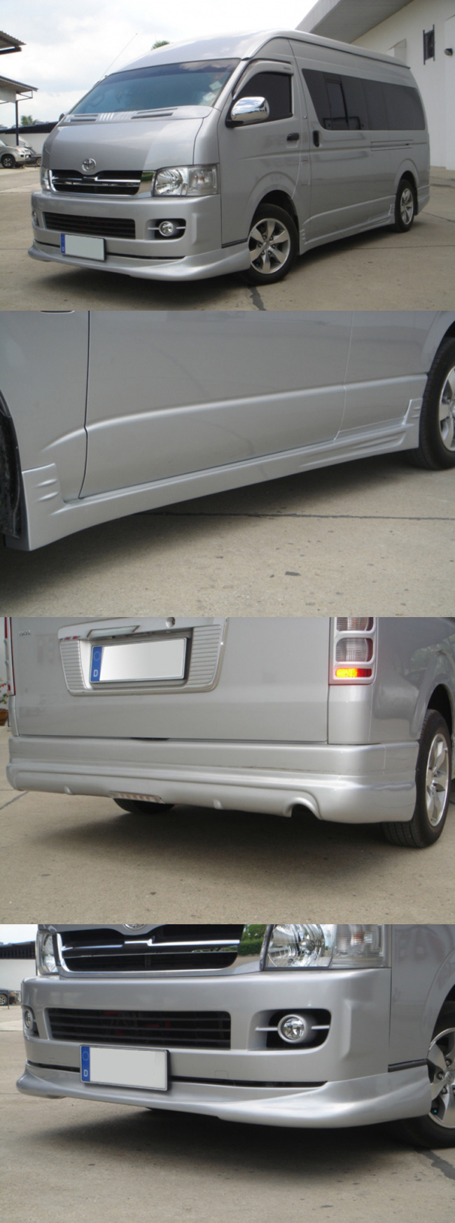 BODY LIP HIACE 2005-2010 MẪU CR V3