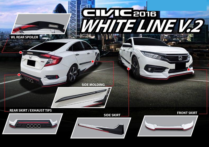 BODY LIP HONDA CIVIC 2016 MAU V2