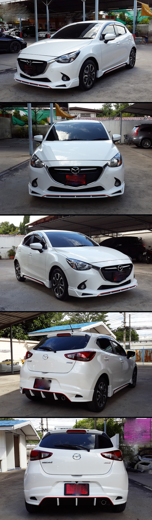 BODY LIP MAZDA 2 2015 HATCHBACK MẪU NTS1