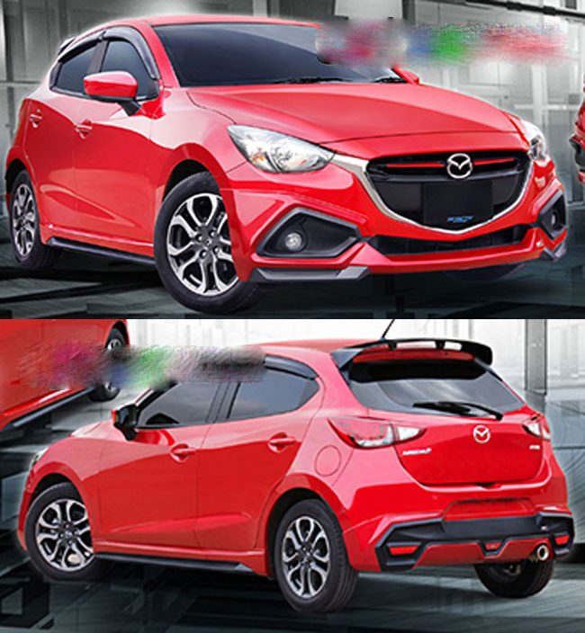 BODY LIP MAZDA 2 5 CỬA 2015 MẪU IDEO