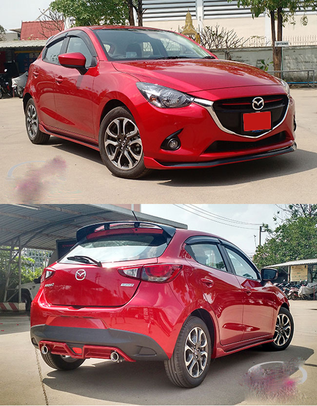 BODY LIP MAZDA 2 5 CỬA 2015 MẪU X-TREME