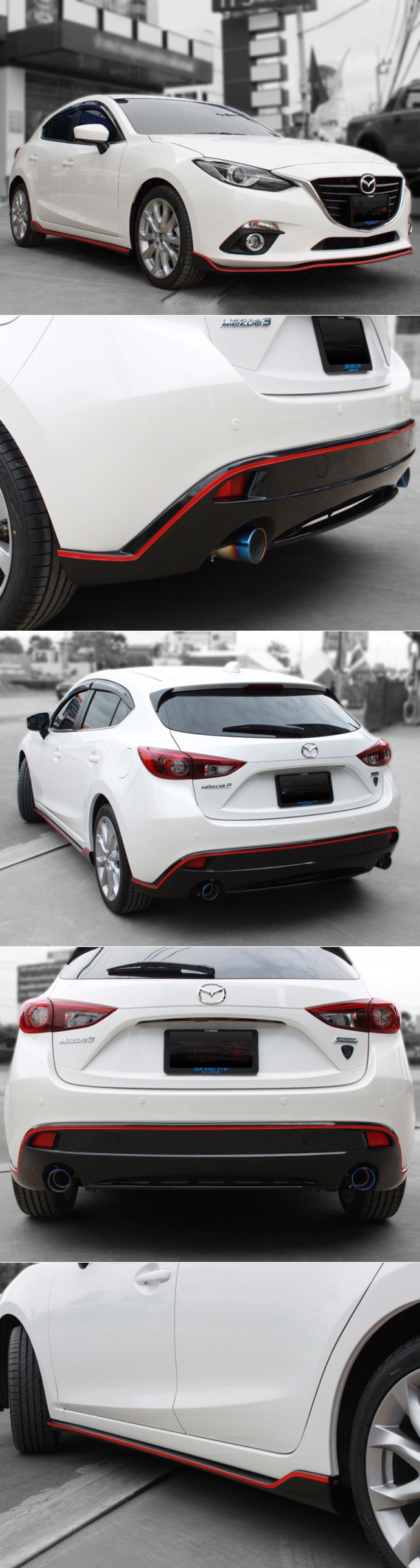 BODY LIP MAZDA 3 2014 MẪU AERO