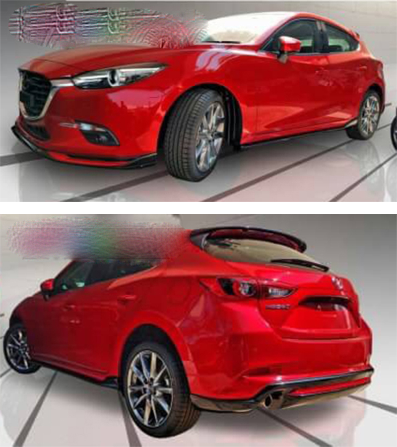 BODY LIP MAZDA 3 HATCHBACK 2017 MẪU SPEED