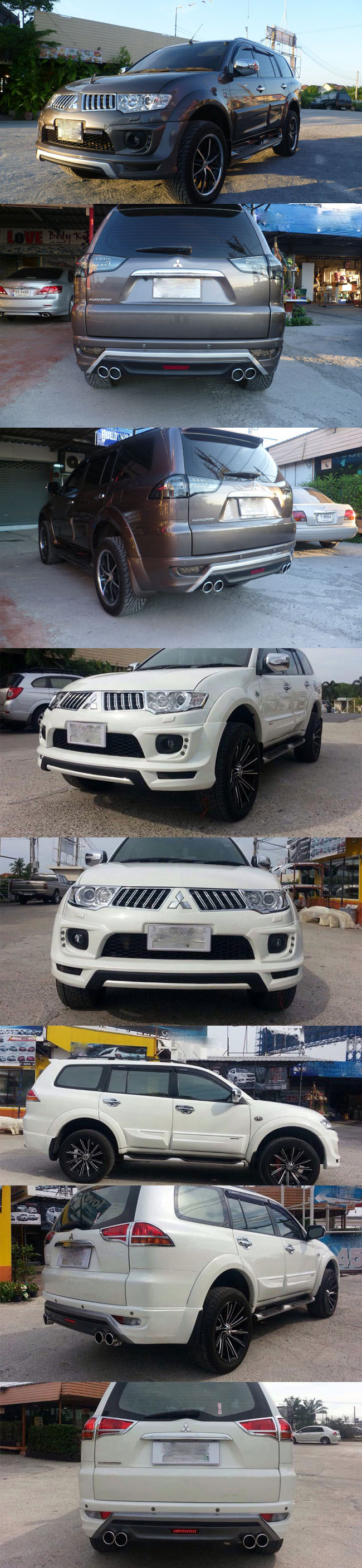 BODY LIP PAJERO SPORT 2012 MẪU D1