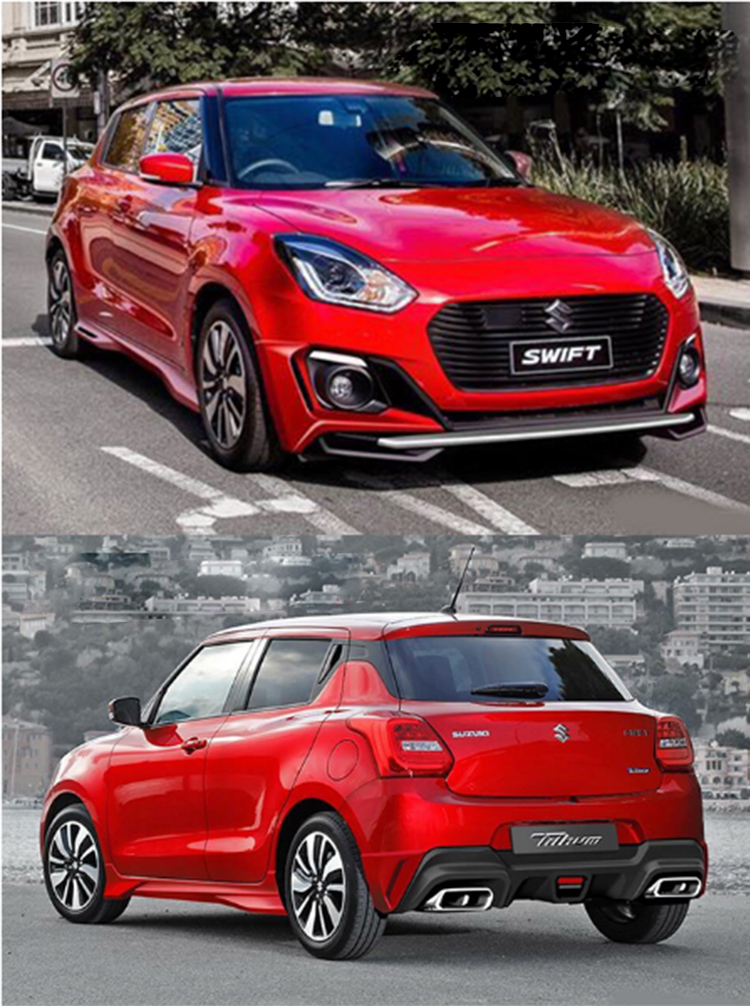 BODY LIP SUZUKI SWIFT 2018 MẪU TT 