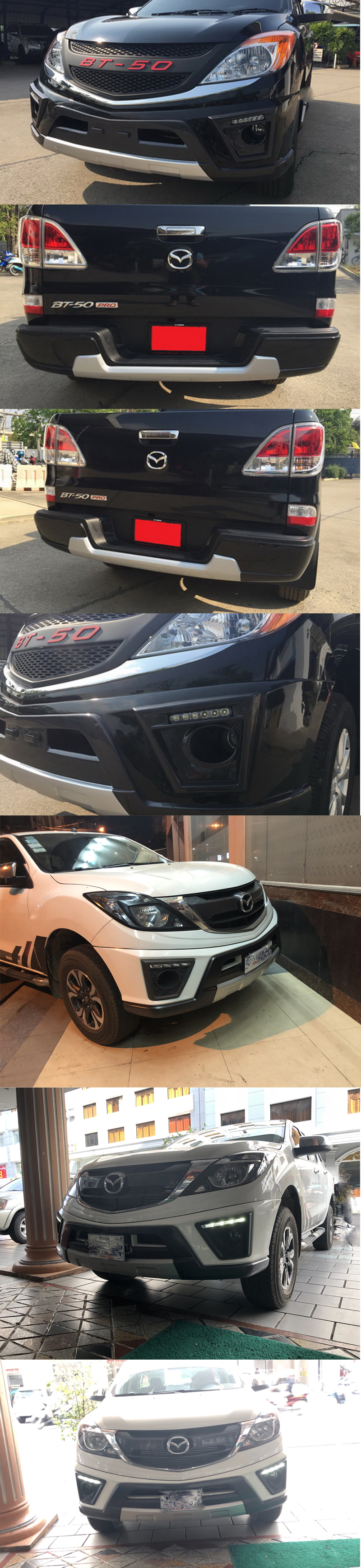 BODY LIP TRƯỚC SAU MAZDA BT50 MẪU AERO 2