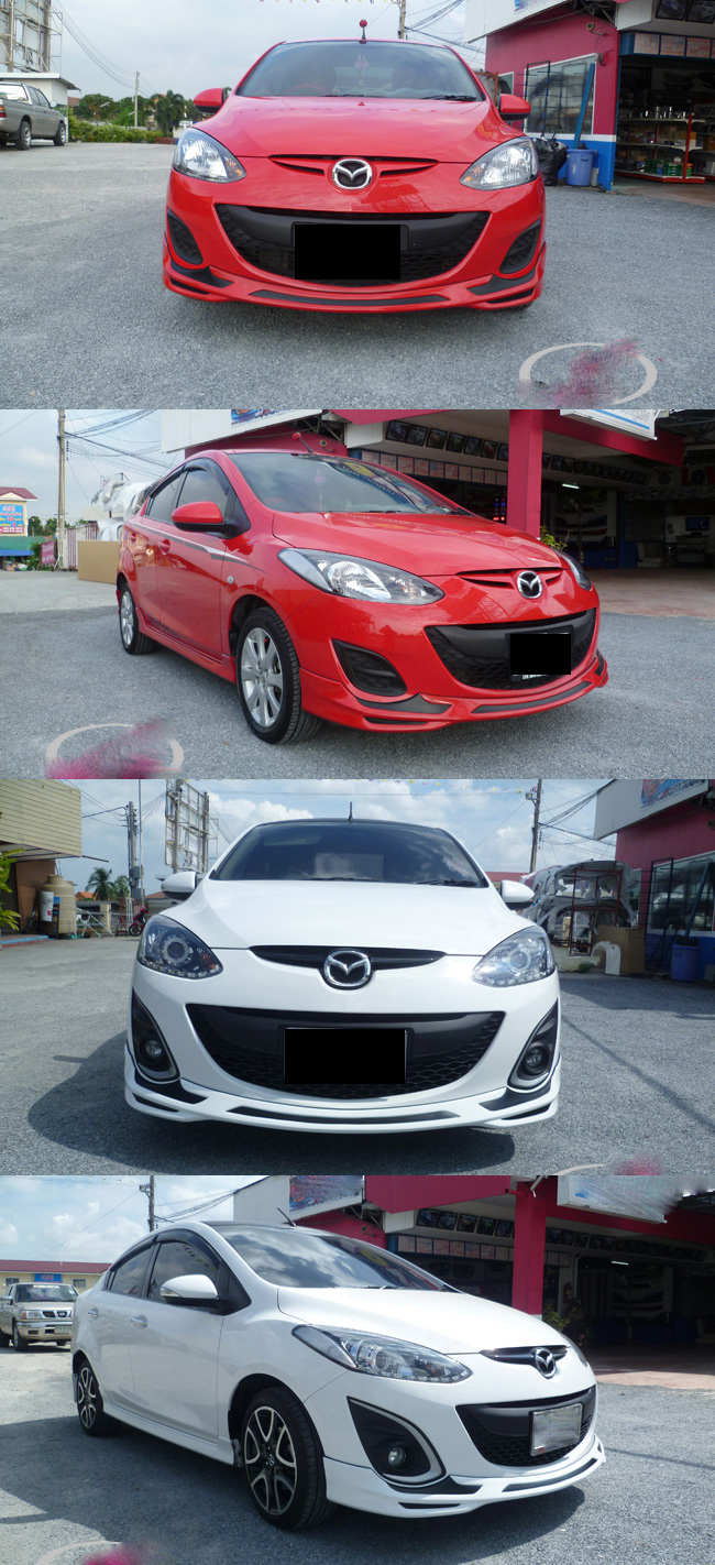 BODY LIP ĐẦU XE MAZDA 2 2010 MẪU LB