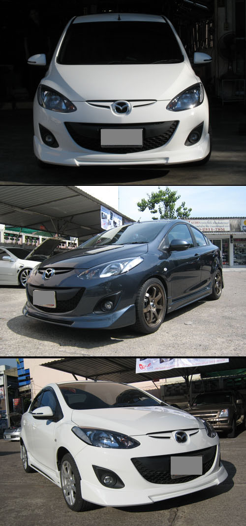 BODY LIP ĐẦU XE MAZDA 2 MẪU NTS1 V1