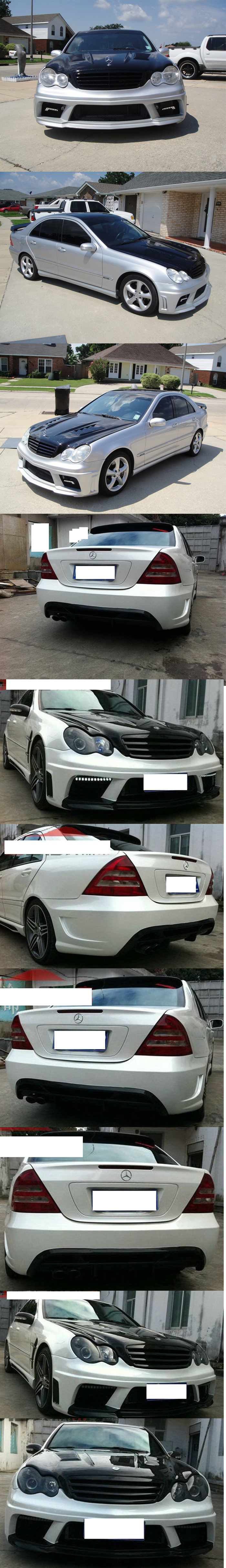 BODY KIT MER W203 KIỂU AMG MẪU 2