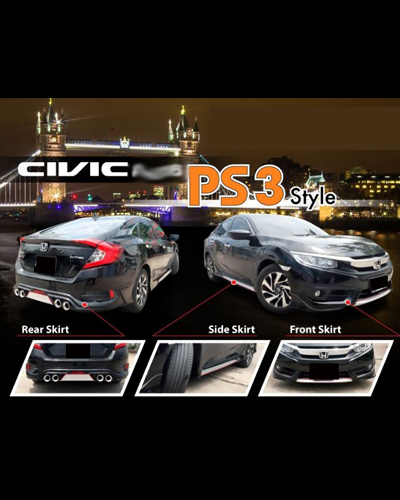 BODY LIP HONDA CIVIC 2017 MẪU PS3