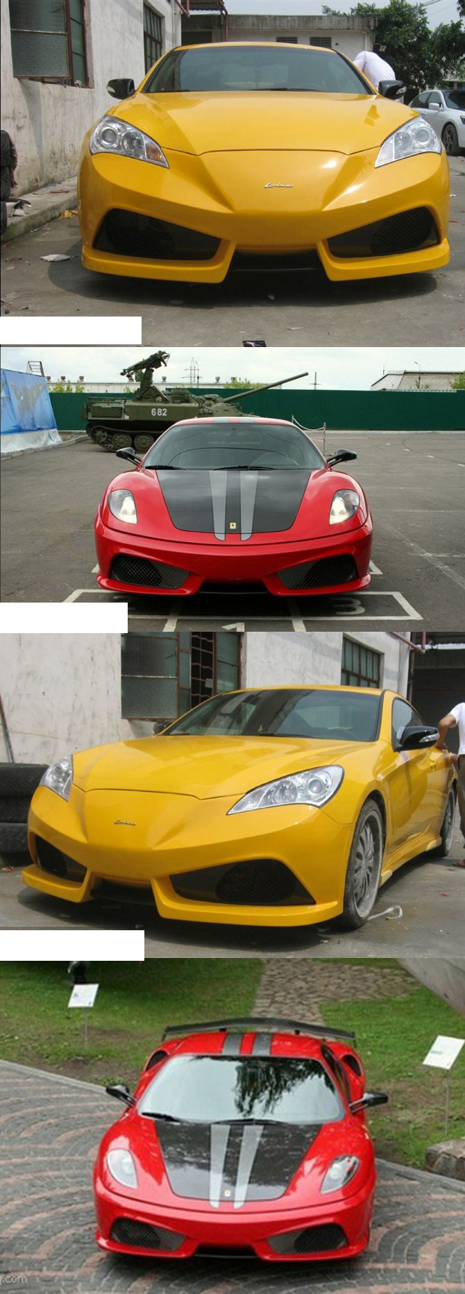 BODY KIT TRƯỚC MẪU FERRARI F430 GENESIS COUPE