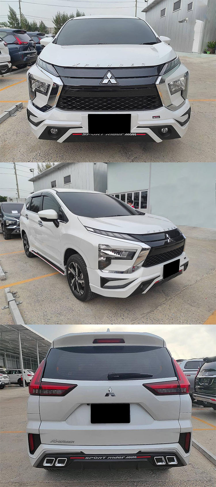 BODY LIP MITSUBISHI XPANDER 2022 MẪU RIDER I