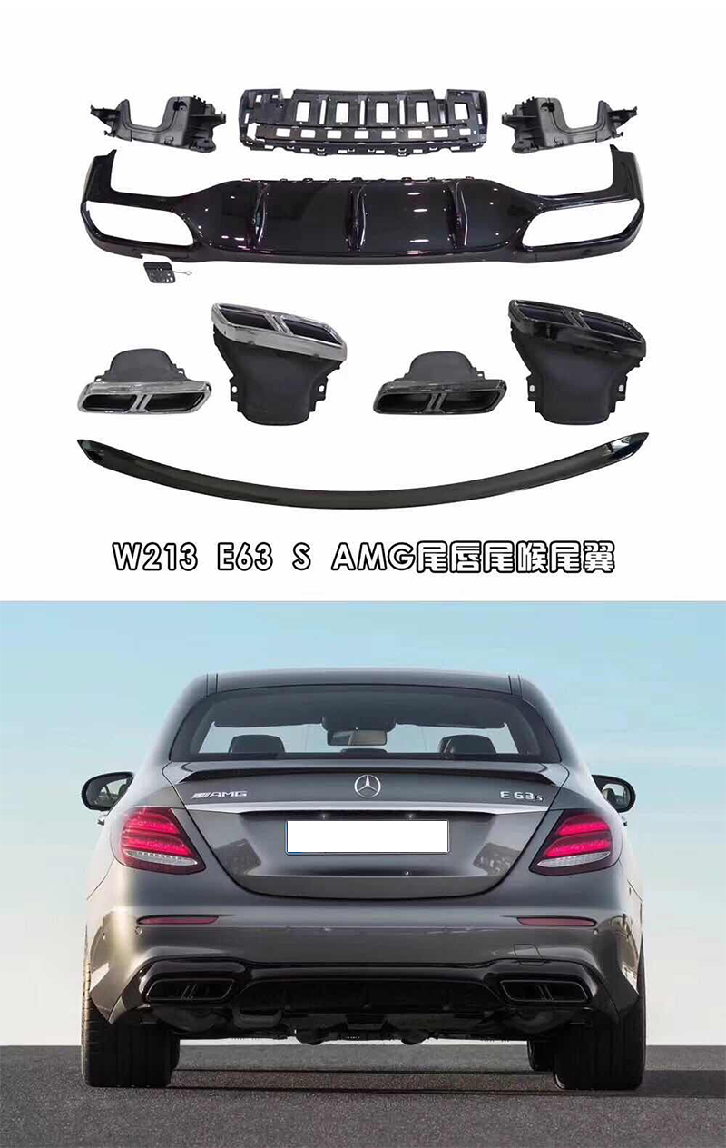 LIP PÔ MERCEDES W213 E300 MẪU AMG