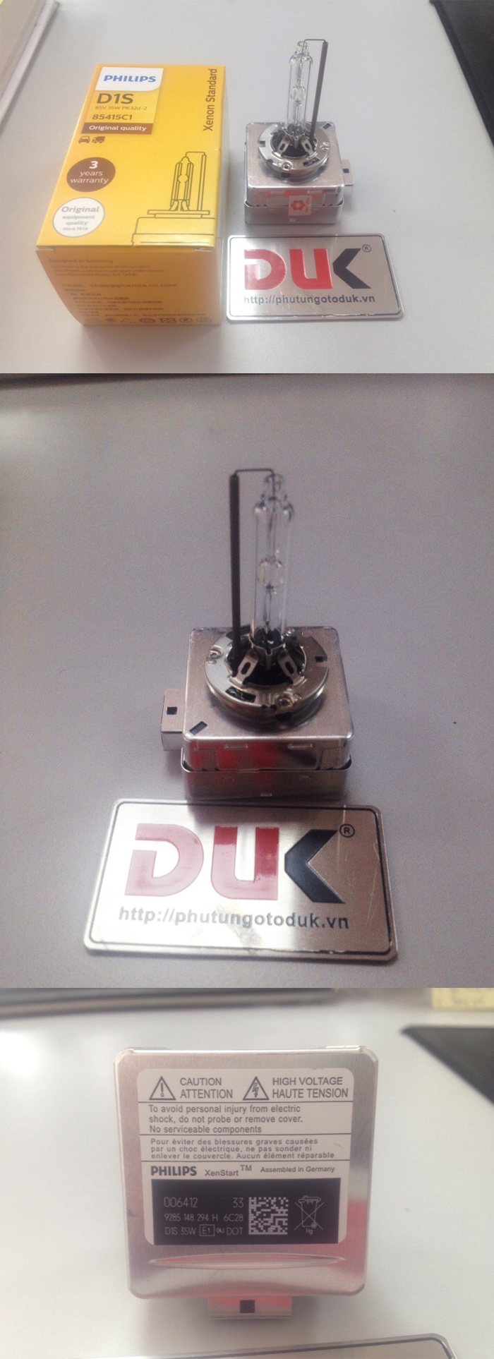 BÓNG XENON D1S PHILIPS CHÍNH HÃNG 4200K