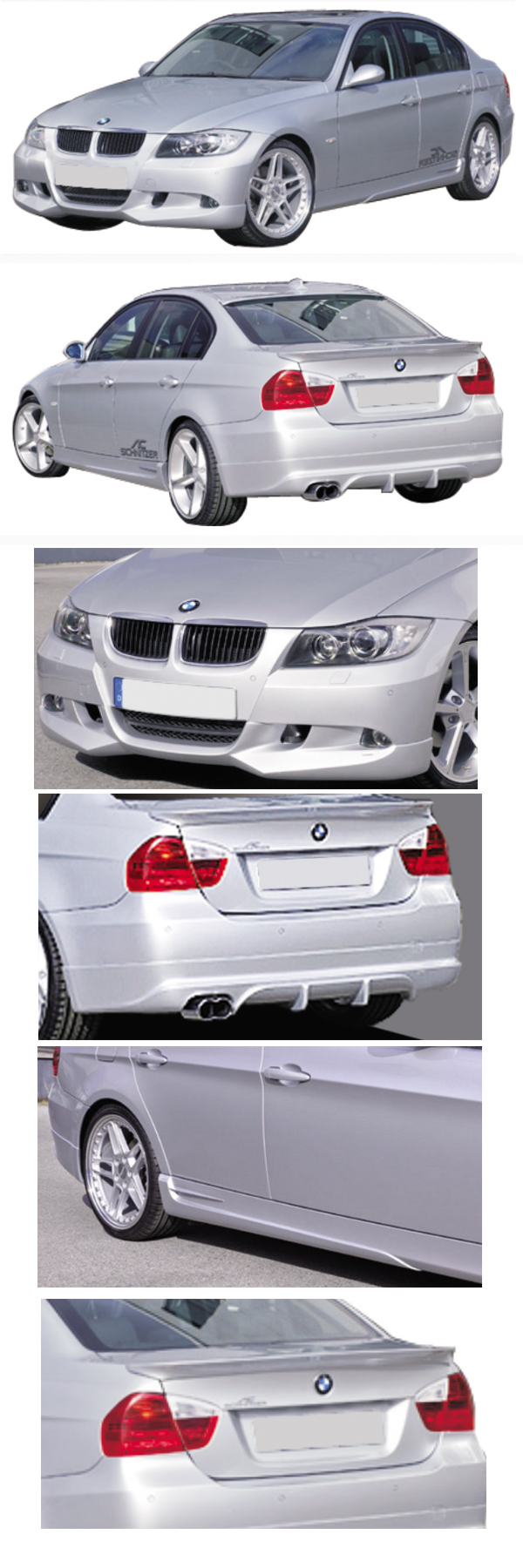 BODY KIT MẪU 3S E90 06-09