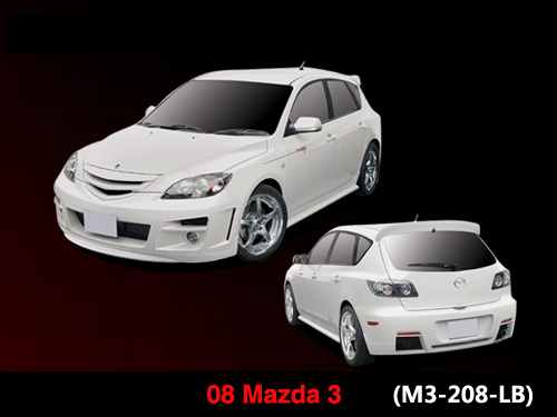 BODY KIT MẪU M3B MAZDA 3 5 CỬA