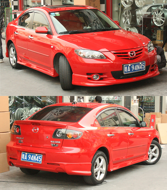 BODY KIT MẪU LE MAZDA 3 SEDAN 2006