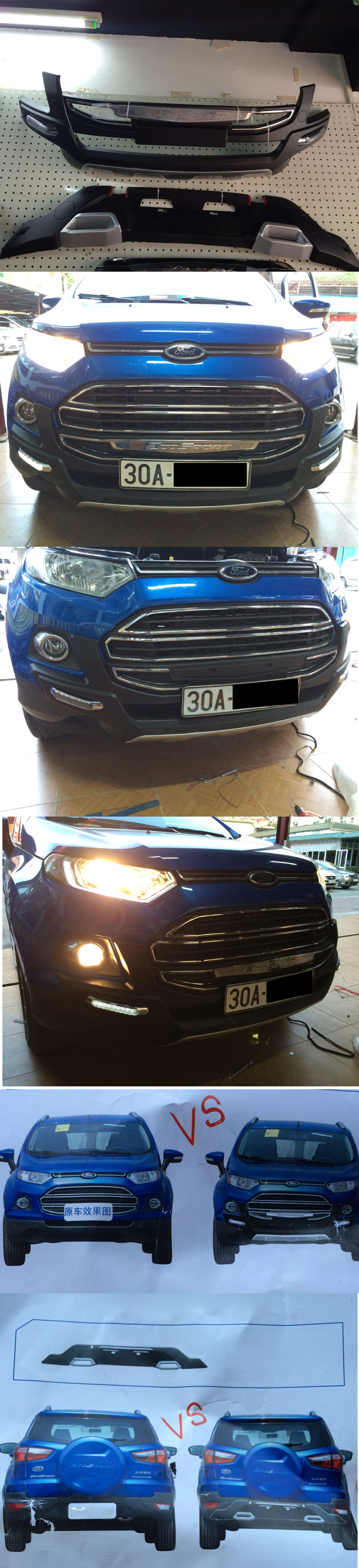 CẢN TRANG TRÍ TRƯỚC SAU FORD ECOSPORT