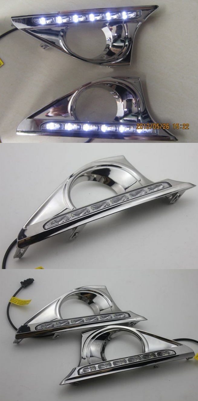 ĐÈN GẦM LED DAYLIGHT TOYOTA CAMRY 2013 MẪU CHROME