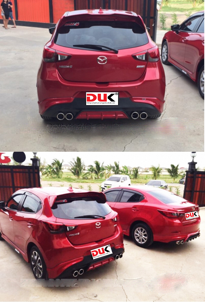 ĐUÔI GIÓ MAZDA 2 2015 HATCHBACK MẪU RT