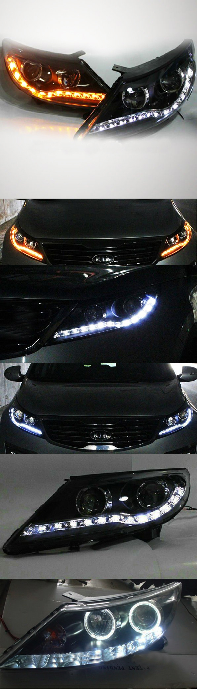 ĐÈN PHA LED NGUYÊN BỘ CẢ VỎ SPORTAGE R