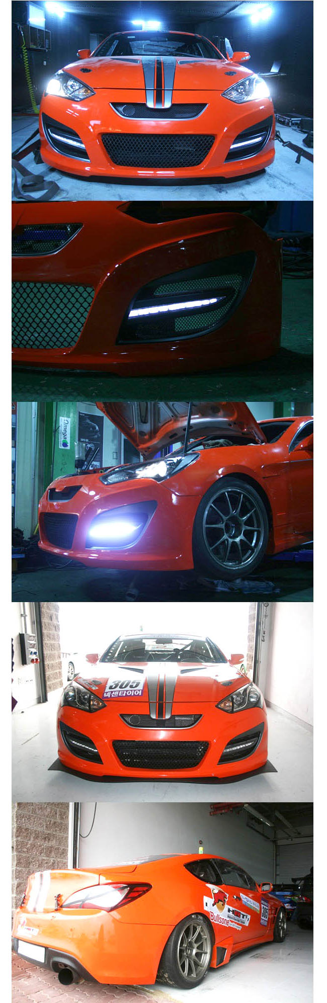 BODY KIT ĐẦU XE MÂUZ AERO PART GENESIS COUPE 2012