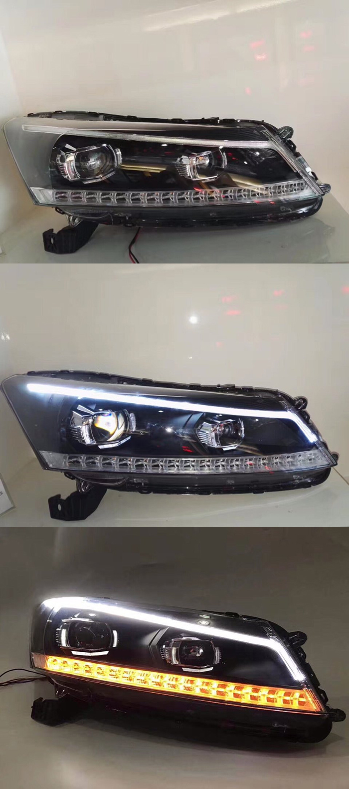 ĐÈN PHA NGUYÊN BỘ ĐỘ LED XE ACCORD 2008