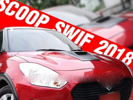 HỐC GIÓ GIẢ GẮN NẮP CAPO CHO SUZUKI SWIFT 2018 MẪU SP