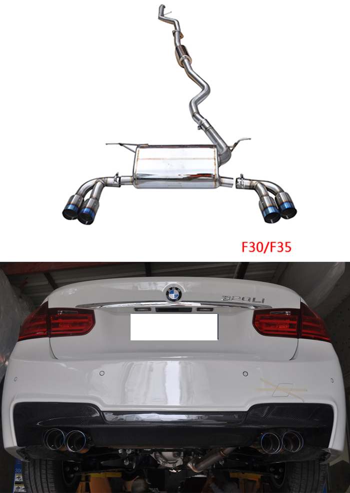 HỆ THỐNG ỐNG XẢ BMW F30 MẪU KMR