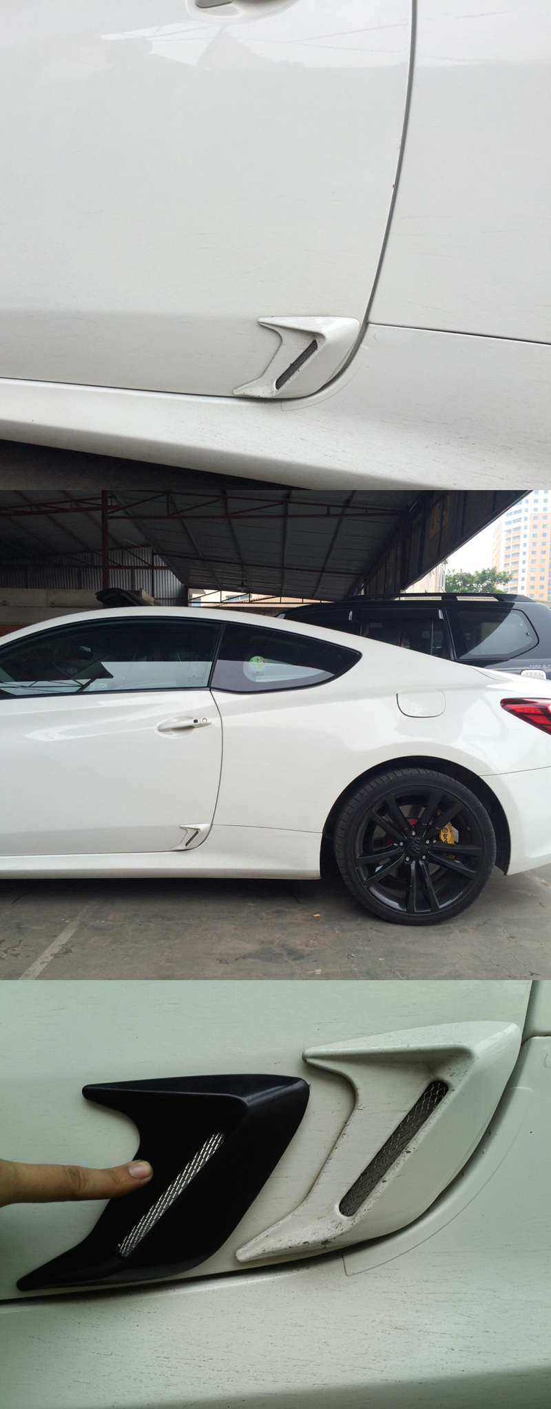 HỐC GIÓ TRANG TRÍ CỬA XE GENESIS COUPE