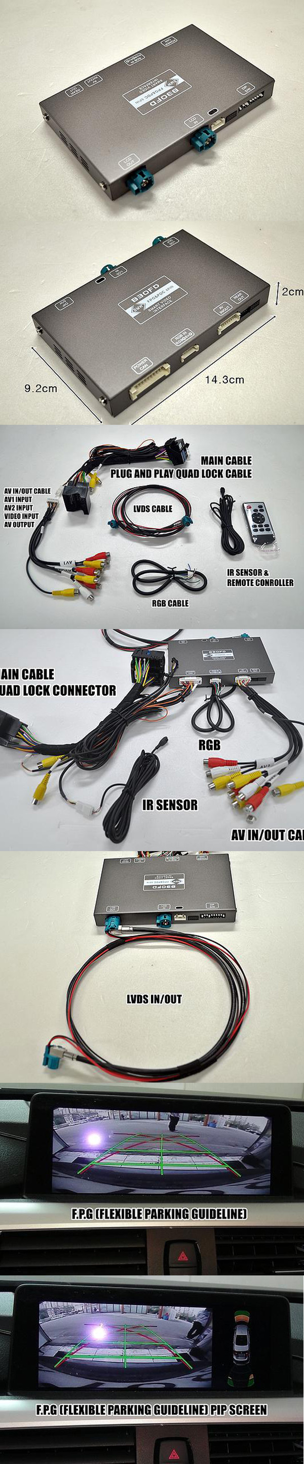 INTERFACE CHO MỘT SỐ DÒNG BMW MÃ B30FD