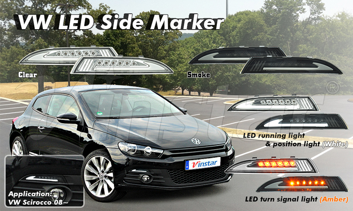 LED DRL CHO ĐÈN GẦM SCIROCCO 2008