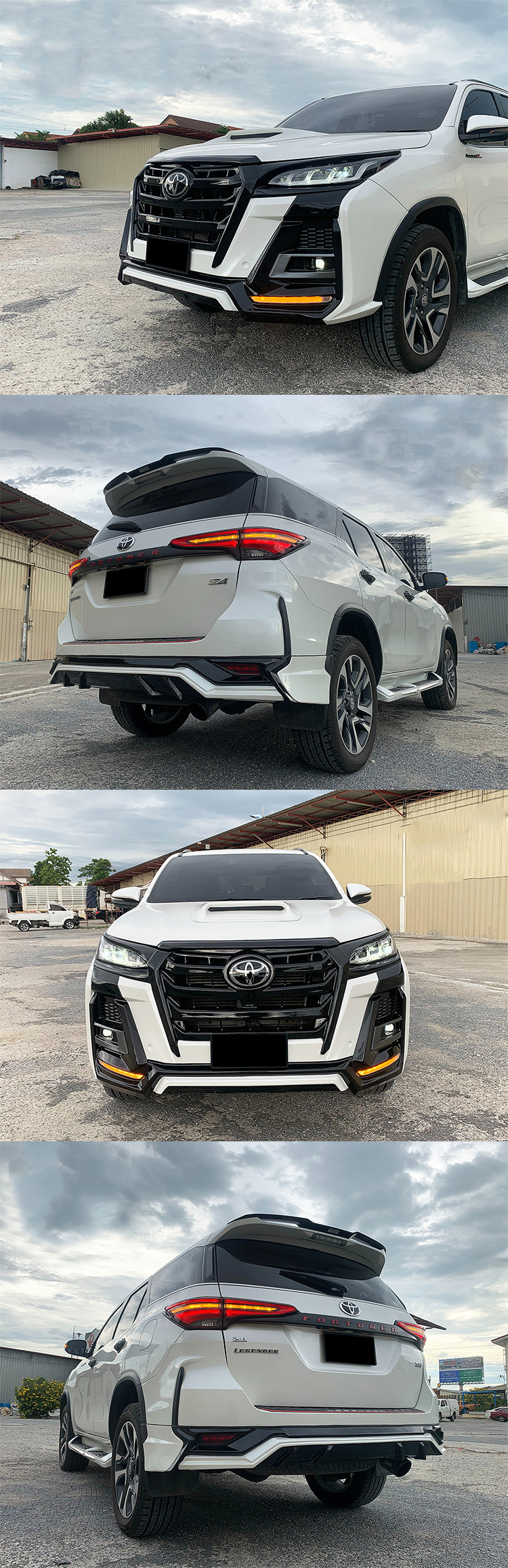 BODY KIT FORTUNER LEGENDER 2021 MẪU LIMGENE