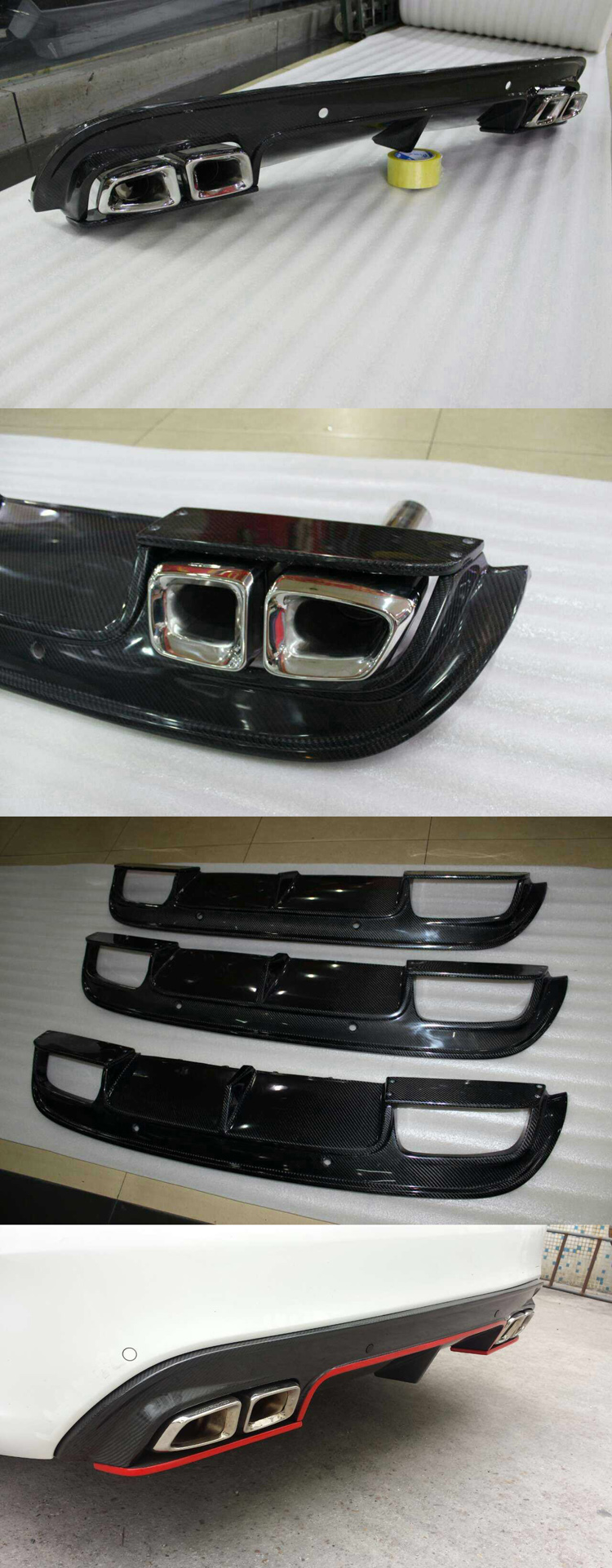 LIP SAU CARBON W205 MẪU AMG