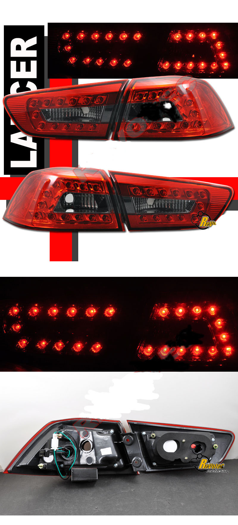 ĐÈN HẬU LED LANCER EVO 2010