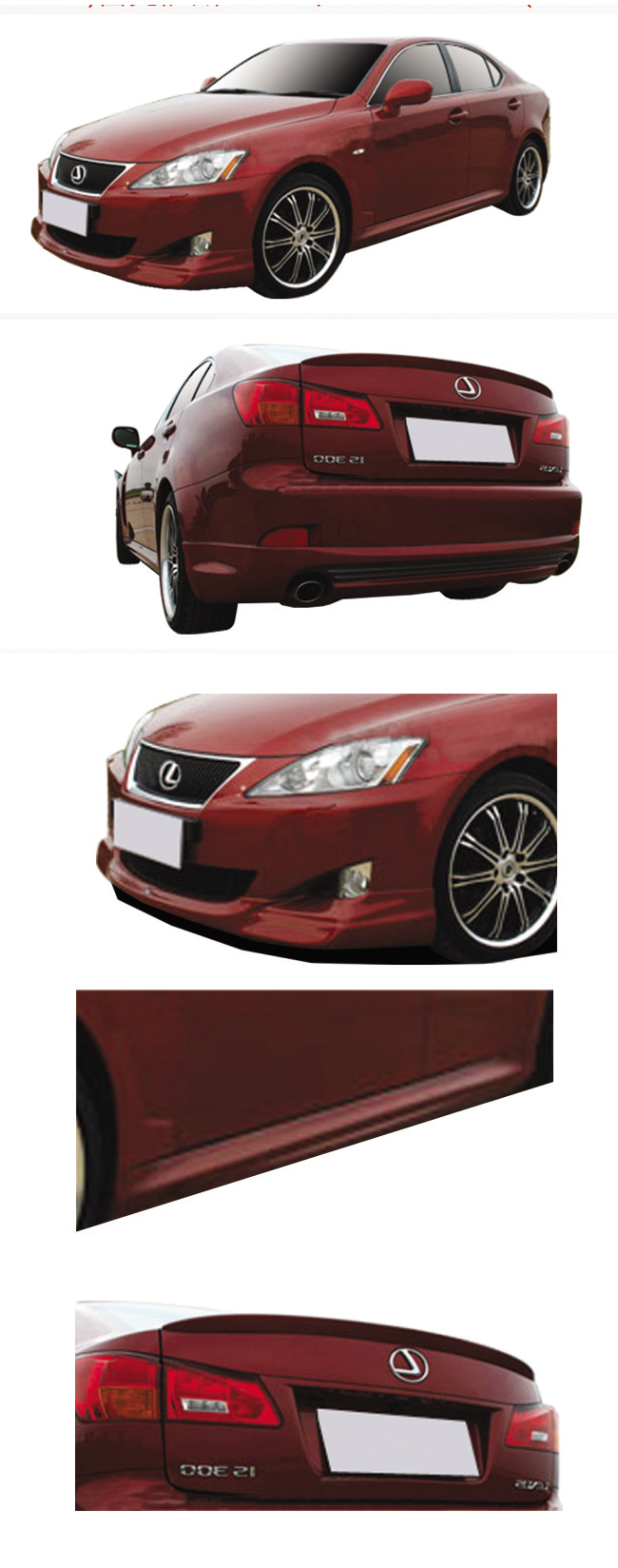 BODY KIT MẪU SA LEXUS IS300 06-08