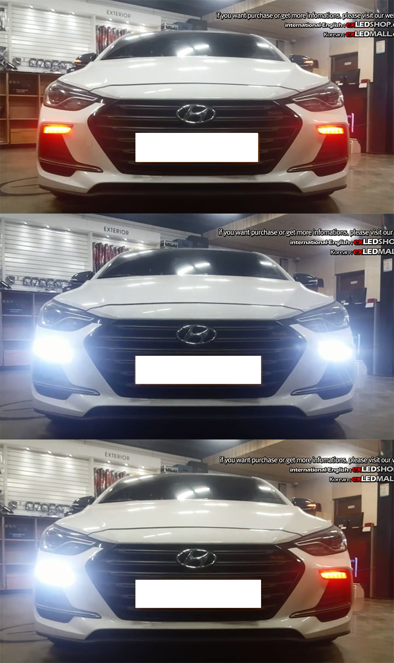 MODULE LED DRL KÈM XI NHAN ELANTRA SPORT 2017