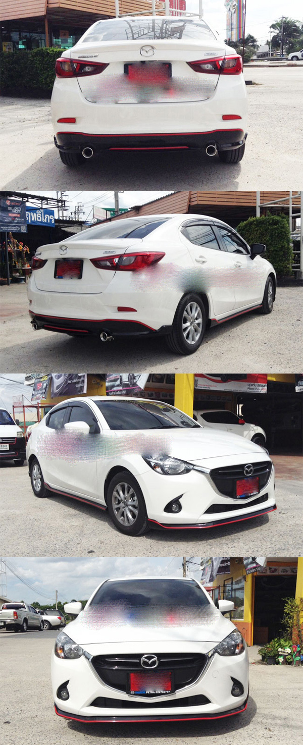 BODY LIP MAZDA 2 2015 SEDAN MẪU X-TREME