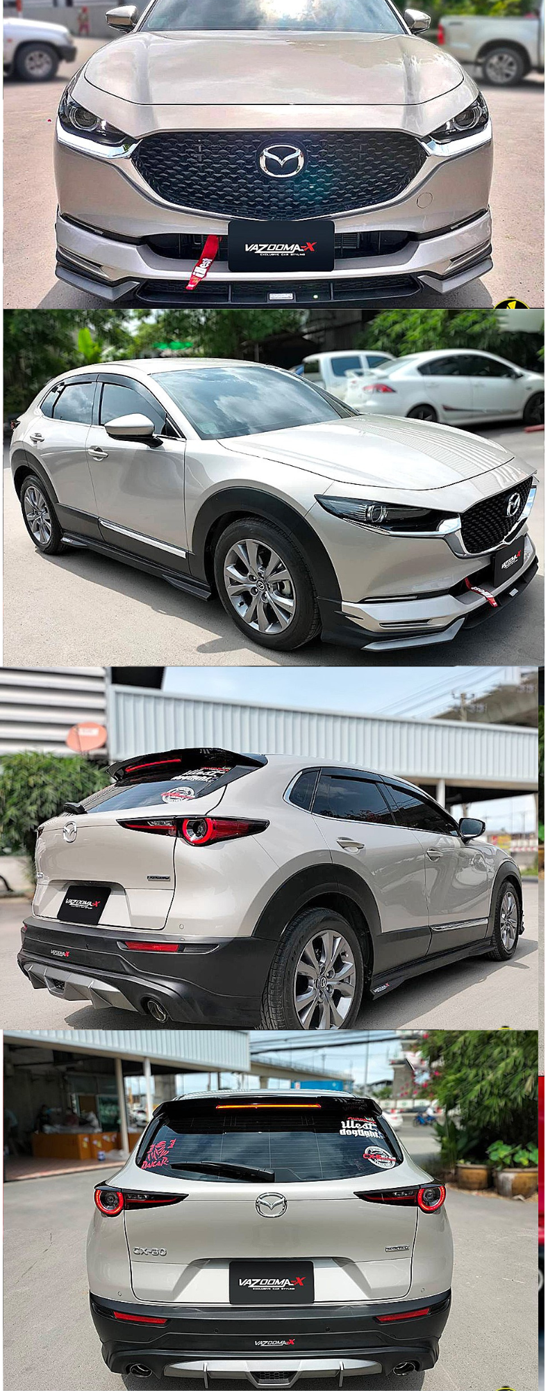 BODY LIP MAZDA CX30 MẪU VAZOOMA-X